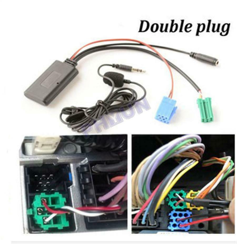 For 2005-2011 Renault Radio Stereo Bluetooth Handsfree Kit Audio AUX in Adapter