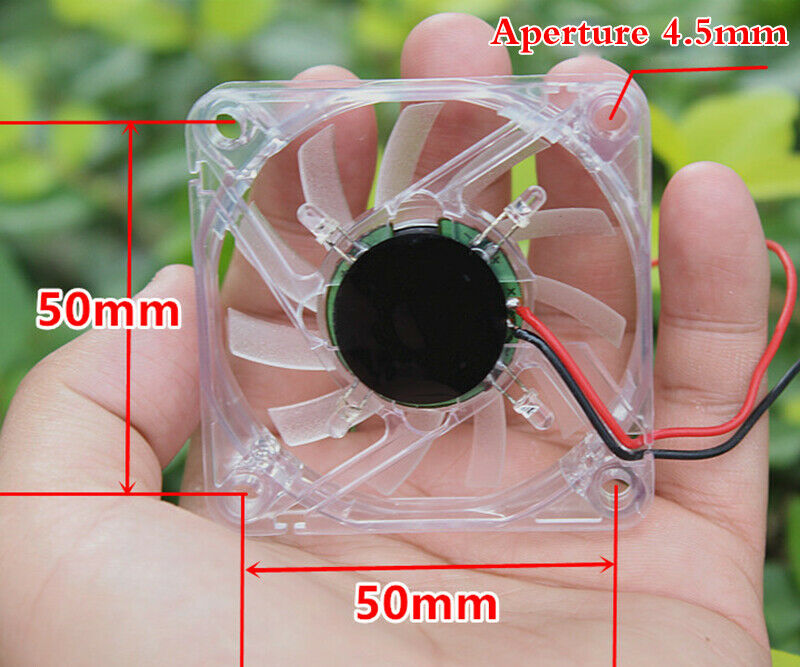 DC12V 0.45A 6012 small fan 60mm heat dissipation brushless fan with LED light