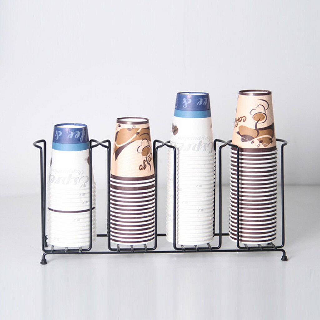 4 Battery Paper Cup Dispenser Cup Lid Holder