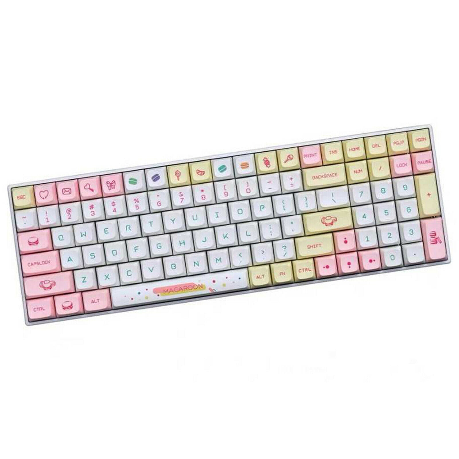 Macaron Buttons Cap Kit XDA QX Key Cap PBT 146 Buttons Spare Parts for Keyboard