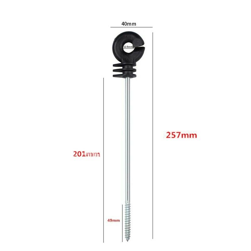 25 PCS Electric Fence Distance Insulators, Plastic  Insulators Long Distance SR2