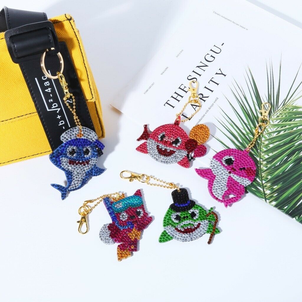 5pcs Special Drill Diamond Painting Acrylic Plate for Bags Backpack Pendant