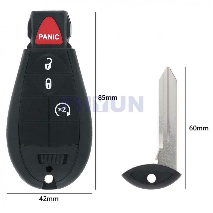 Keyless Entry Remote Car Key Fob GQ4-53T 68105083 For Jeep Cherokee 2014- 2018