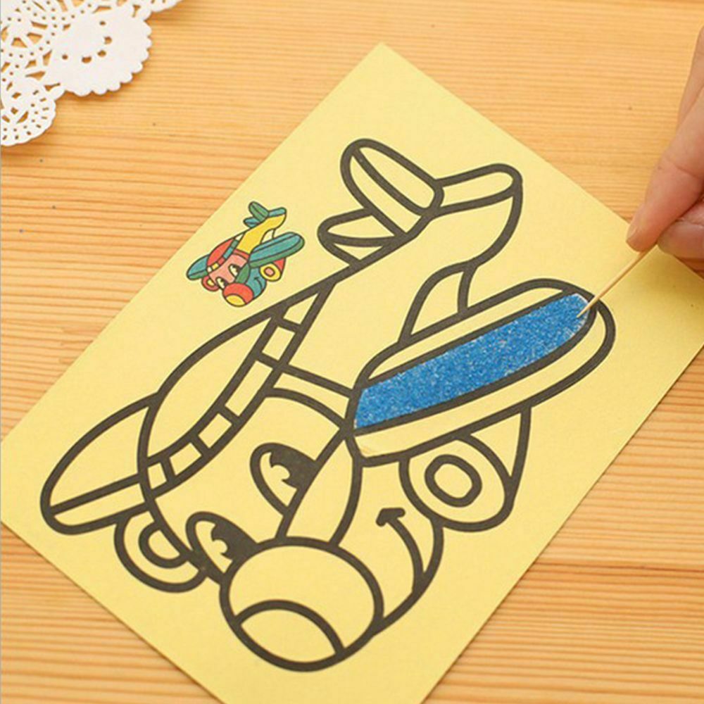 Toys Cartoon Sand Painting DIY Handmade Graffiti Handmade Materials Make
