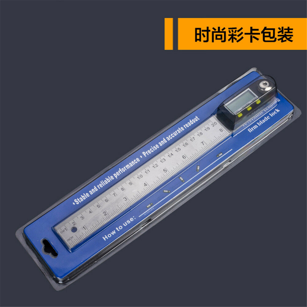 Digital Electronic Protractor Angle Finder Miter Goniometer Gauge Ruler 500mm