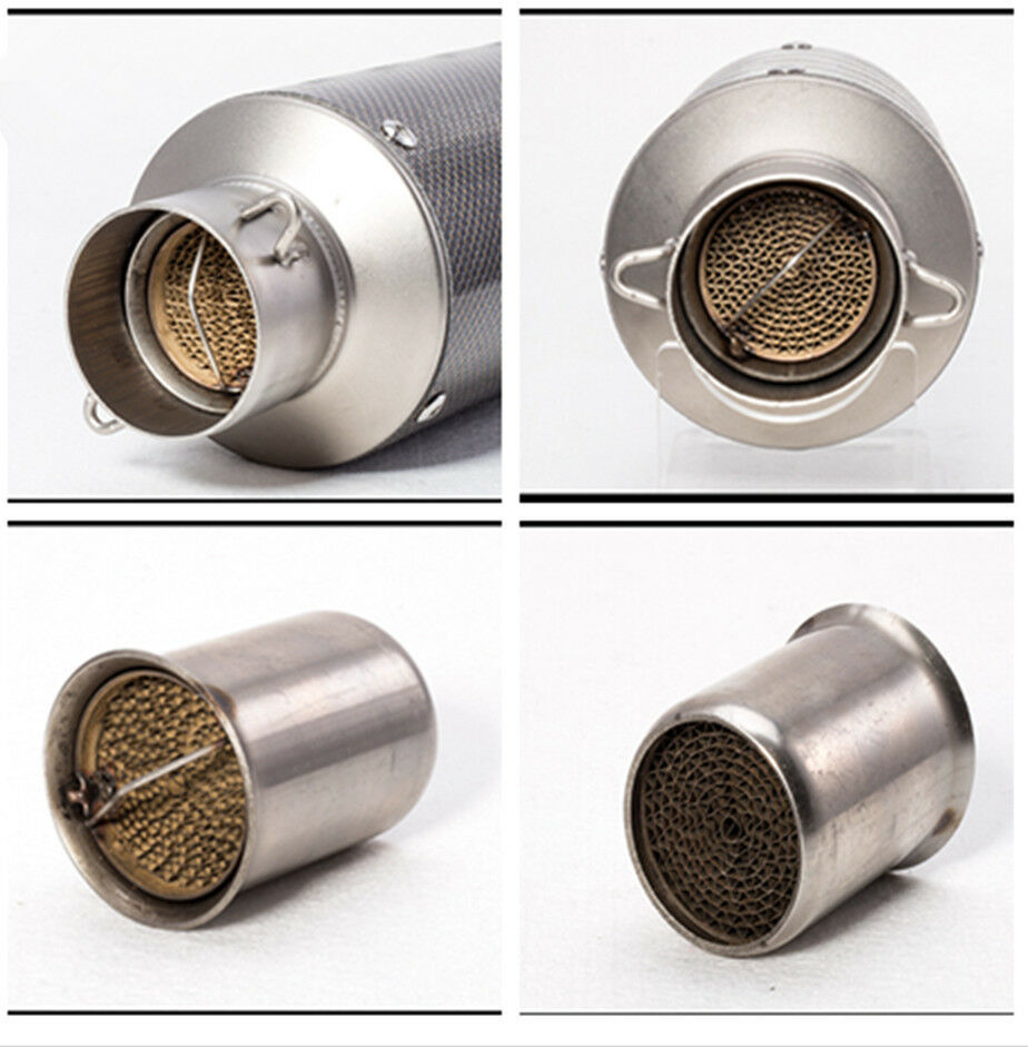 Stainless Steel Motorcycle Exhaust Muffler DB killer Silencer Noise Sound Reduce