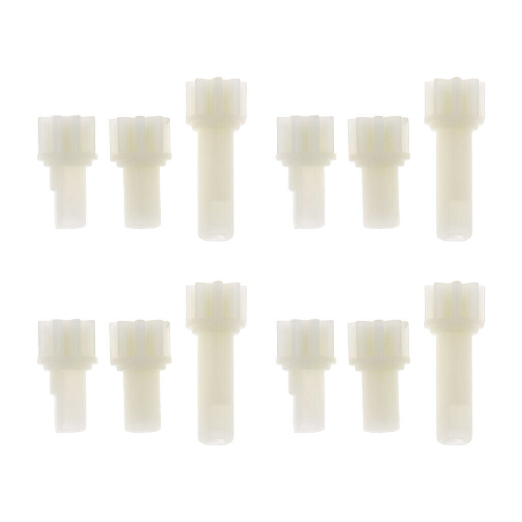 12 Pieces 1/28 RC Crawler Car Driving Gear Kit for WLtoys K979 K989 DIY Accs