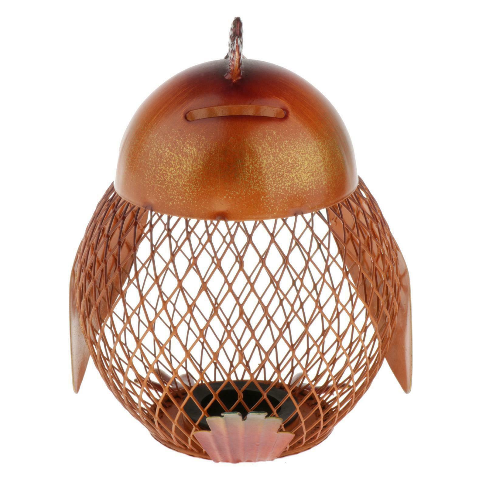Metal Coin Box Cock Ornament Child Money Bank Rooster Iron Art Christmas Present