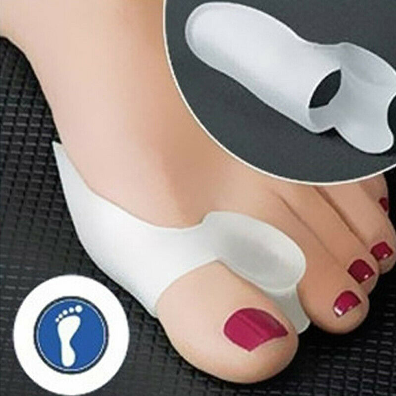 1/pair silicone Corrector Orthotics Insole Separator Bunion Protector Fee.l8