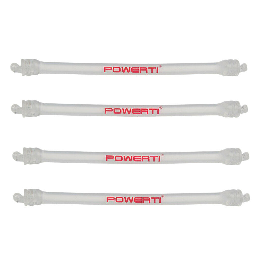 4 Pieces Tennis Squash Racket Vibration Dampener Shock Absorber White