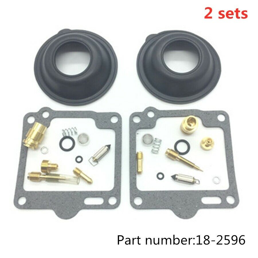 2 Sets Carburetor Carb Repair Kit for YAMAHA XV1100 VIRAGO 1988 - 1999 18-2596