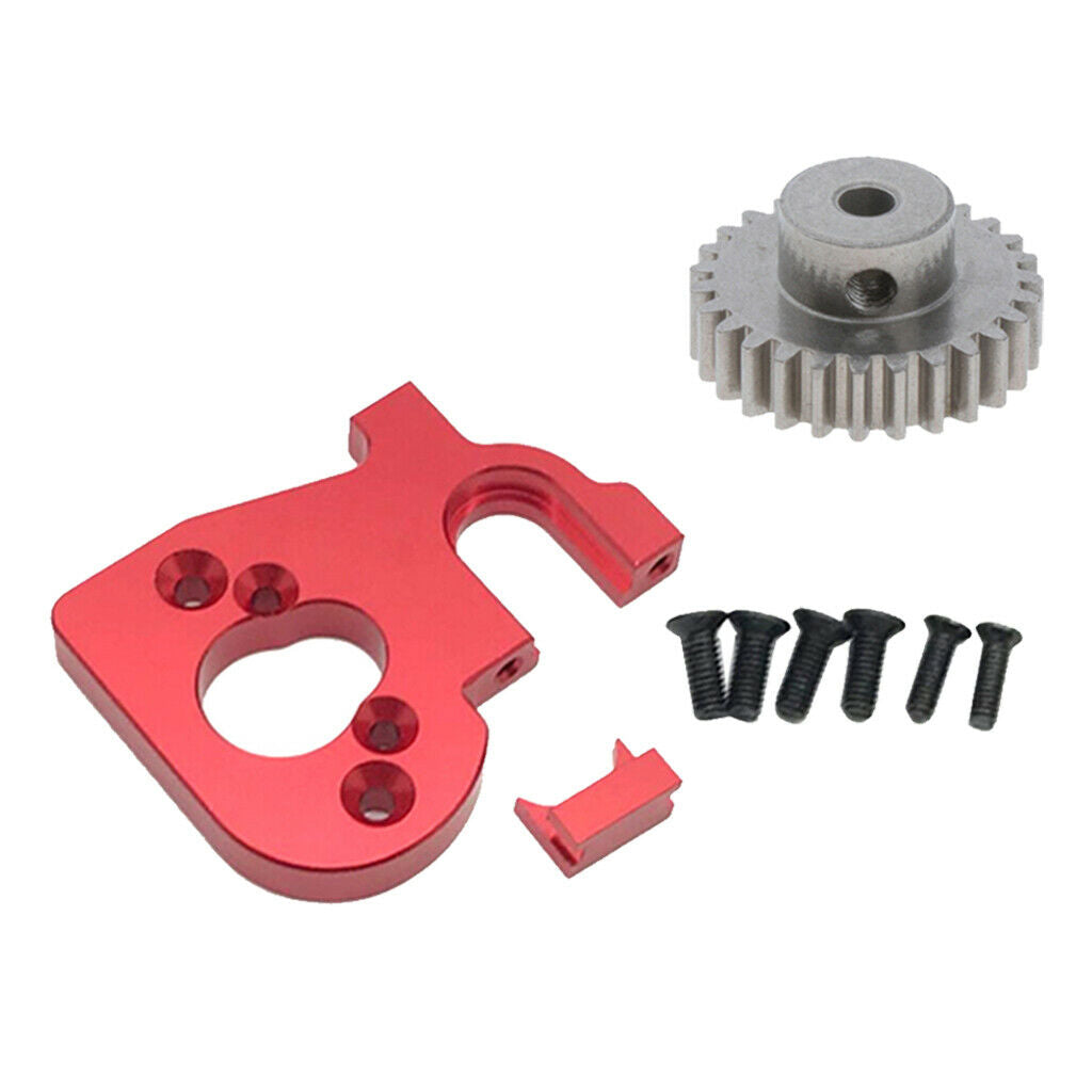 1/14 RC 27T Pinion Gear and Motor Seat for WLtoys 144001 Replacement Parts