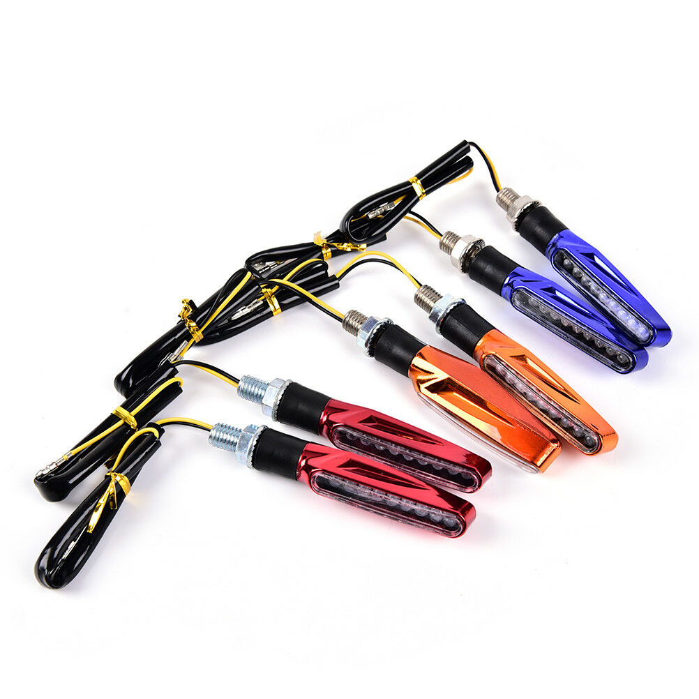 1x motorcycle turn signal light led indicator universal blinker flasher bl.l8
