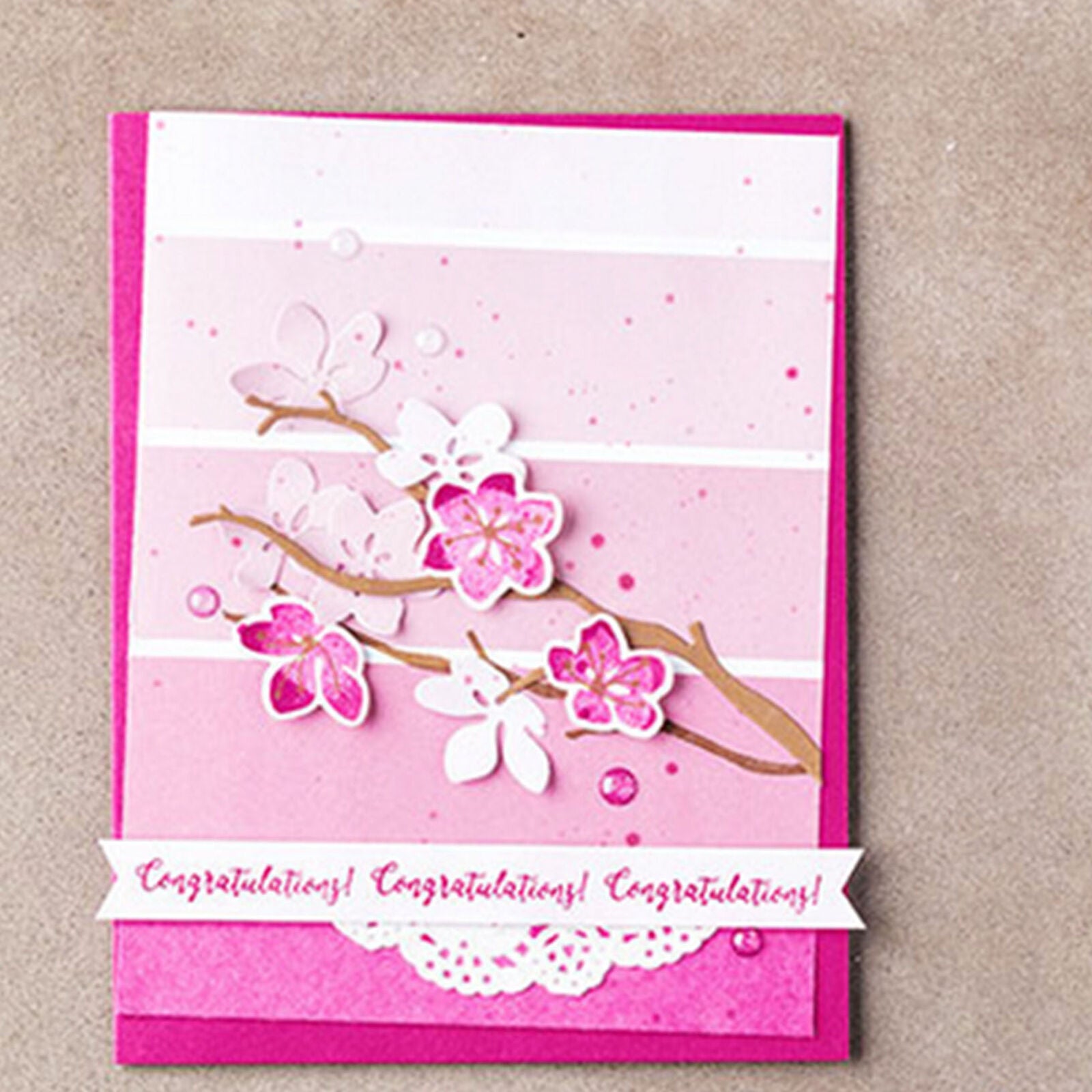 Christmas Leaves Flowers Stamping Template / Cutting this for Big Shot DIY