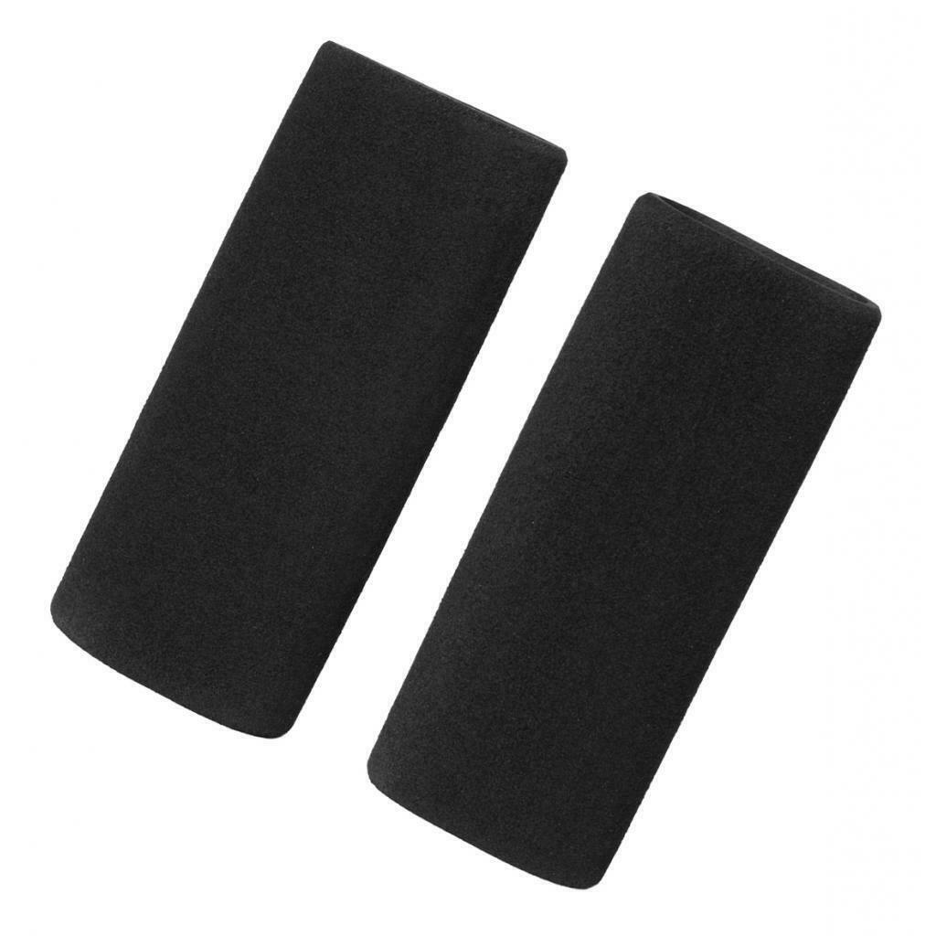 (2) Motorbike Slip On Foam Anti Vibration Comfort Soft Handlebar Grip