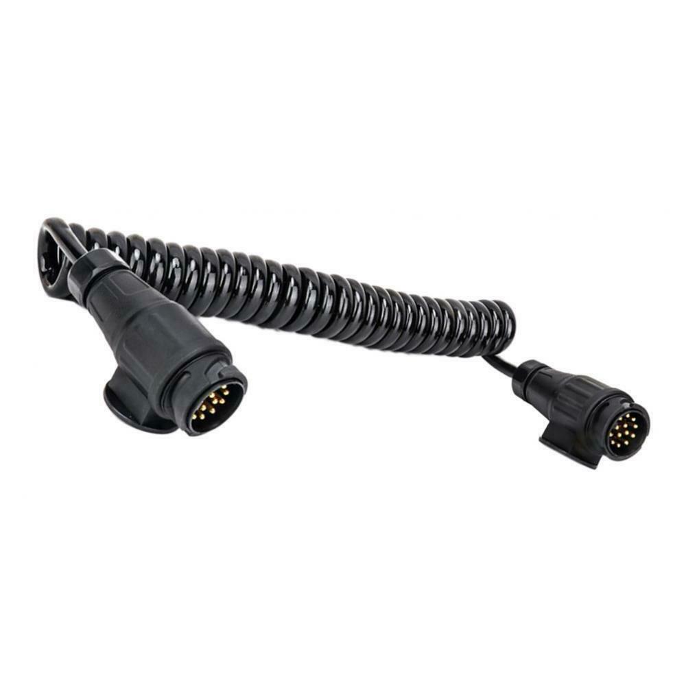 13 Pin Trailer Plug Wiring Spring Cable Connector Adapter Trailer Caravan
