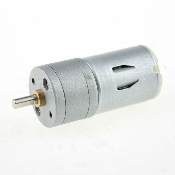 2 x 12V DC 1000RPM Mini Torque Gear Box Motor Hobby New