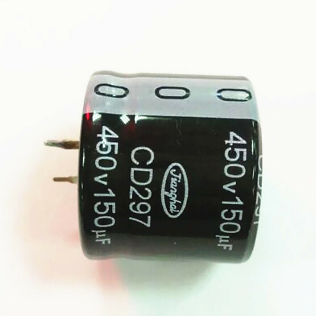 150uf 450v 105C Radial Electrolytic Capacitors Black 25x30mm