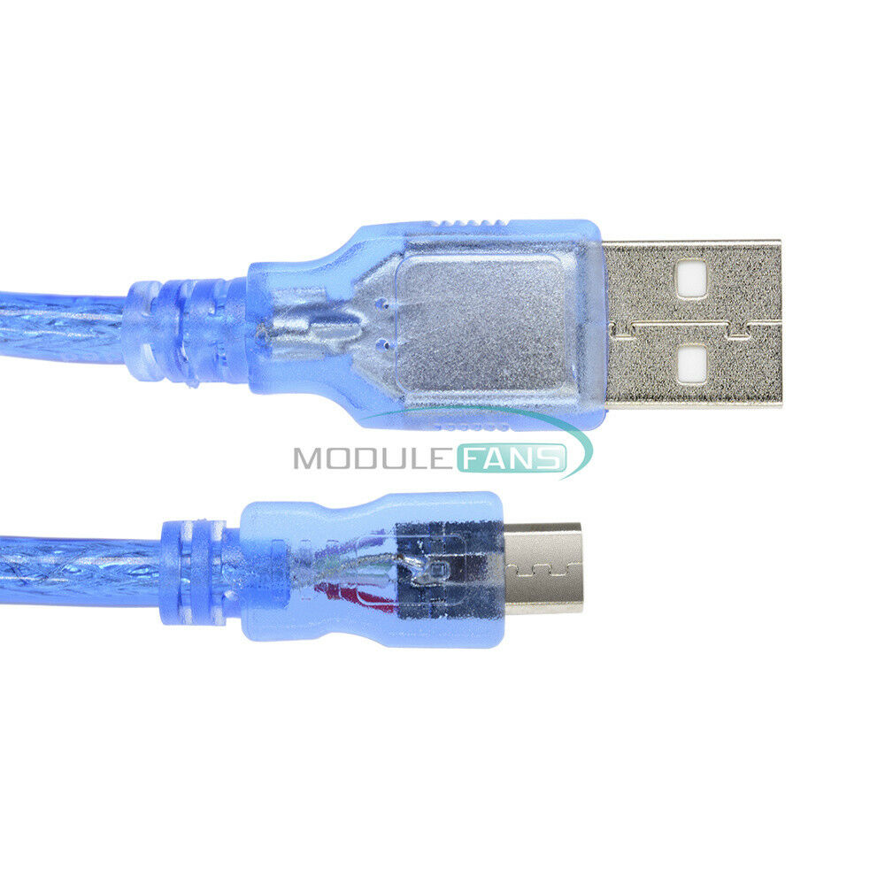 30CM USB 2.0 A Male to Micro USB 5 pin Male Data Charge Cable Cord New