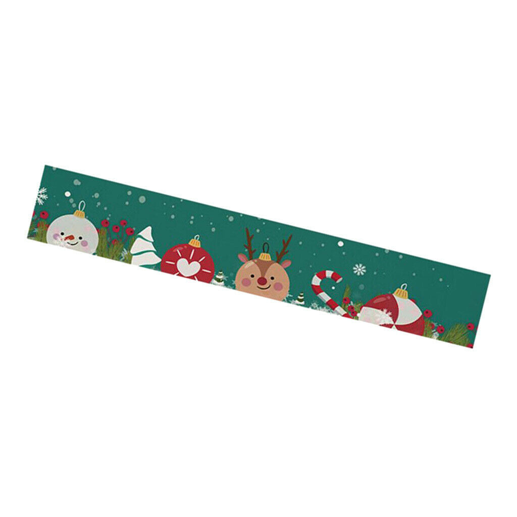 5m Merry Christmas Kitchen Bathroom PVC Tile Floor Waistline  Style01