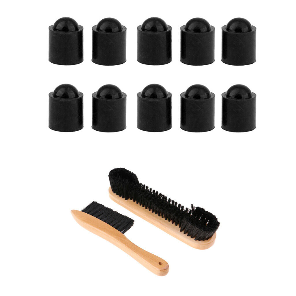 10 Pieces Long Lasting Pool Cue Tip Protector Snooker Billiard Sticks Soft