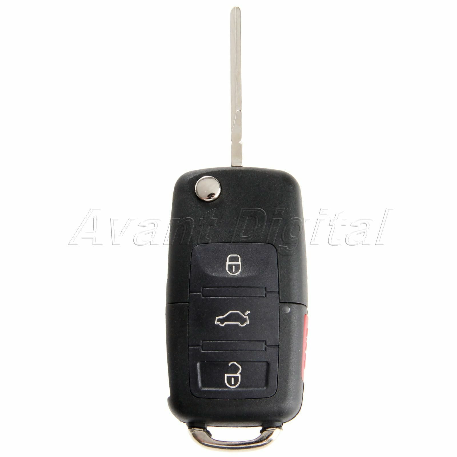 Car Remote Key Shell FOB for  Beetle Jetta Passat Golf Eos Jetta  Rabbit CC