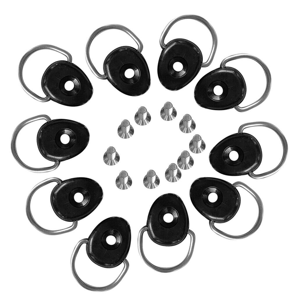 10x   Kayak   Canoe   Fishing   Dinghy   Boat   D   Ring   Tie   Down   Loop