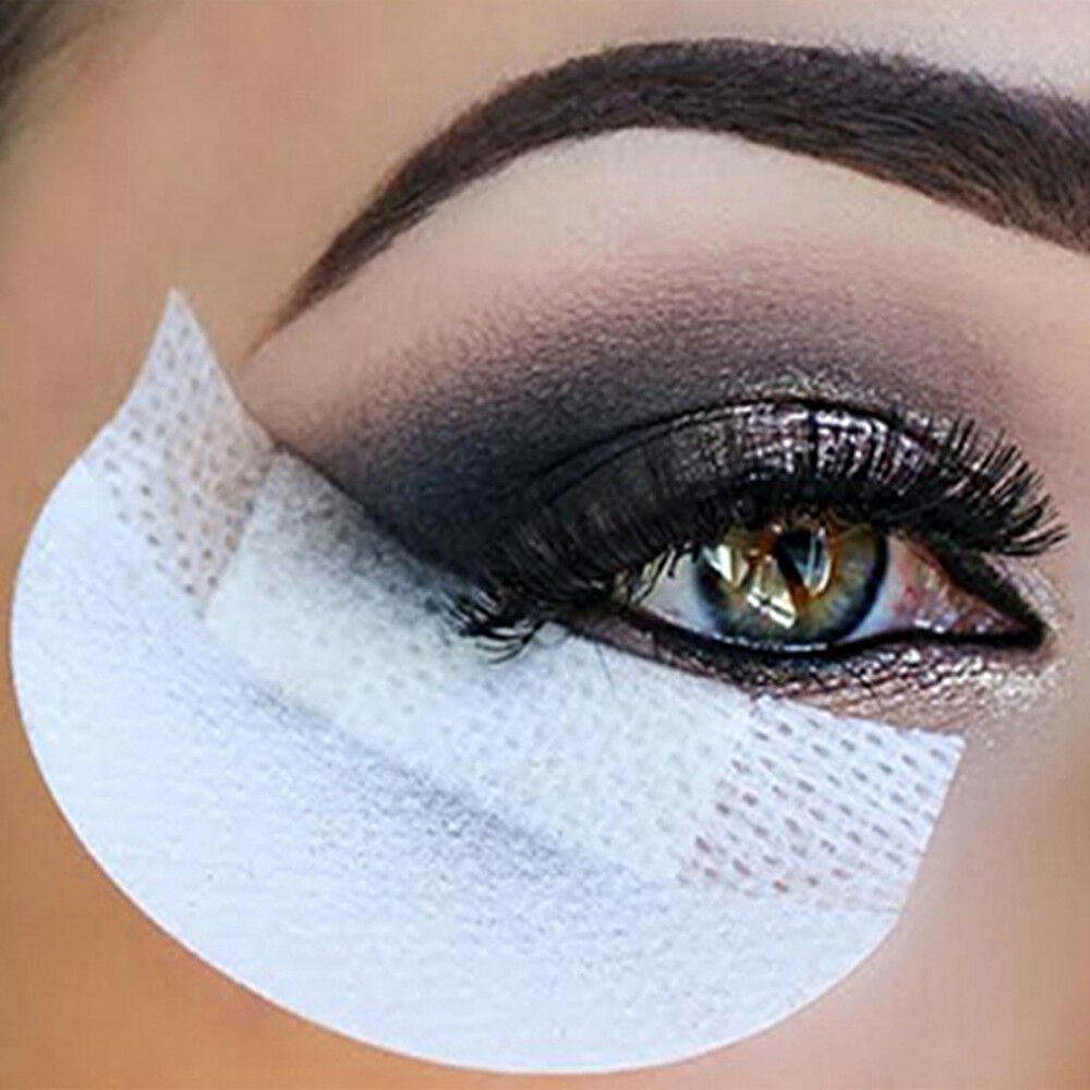 New 20Pcs Eye Shadow Shields Eyelash Pad Under Eye Stickers Makeup Supplies ~