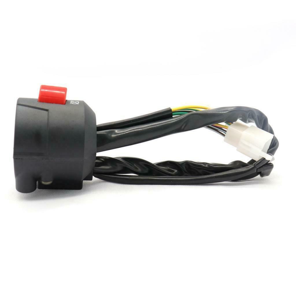 7/8" Motorcycle Handlebar Horn Light ON/OFF Starting Kill Switch Button