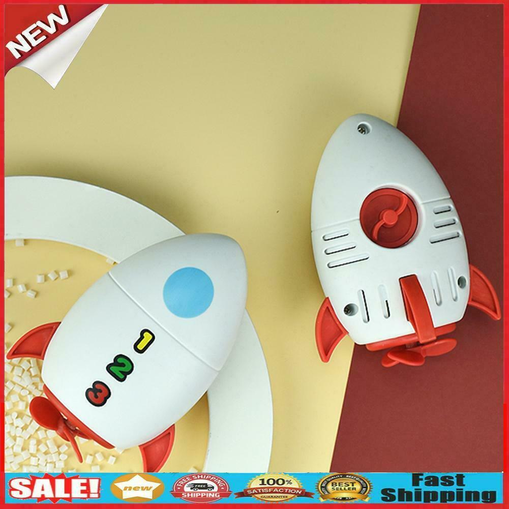 Baby Plastic Bathing Toys Cartoon Clockwork Rocket Children Water Play Toys @