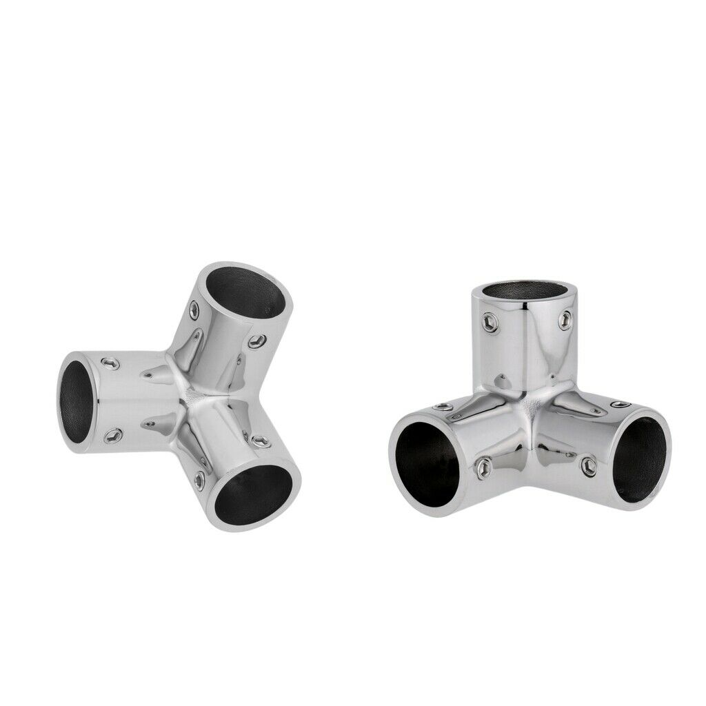 2pcs Handrail Fittings For Boat - 22 Mm