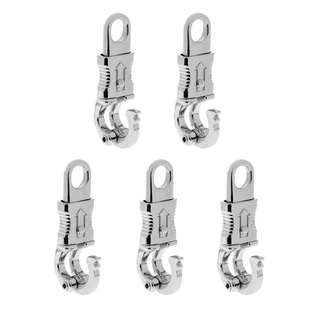 5pcs High Quality 100mm Alloy Equestrian Panic Hook Quick Release Clip