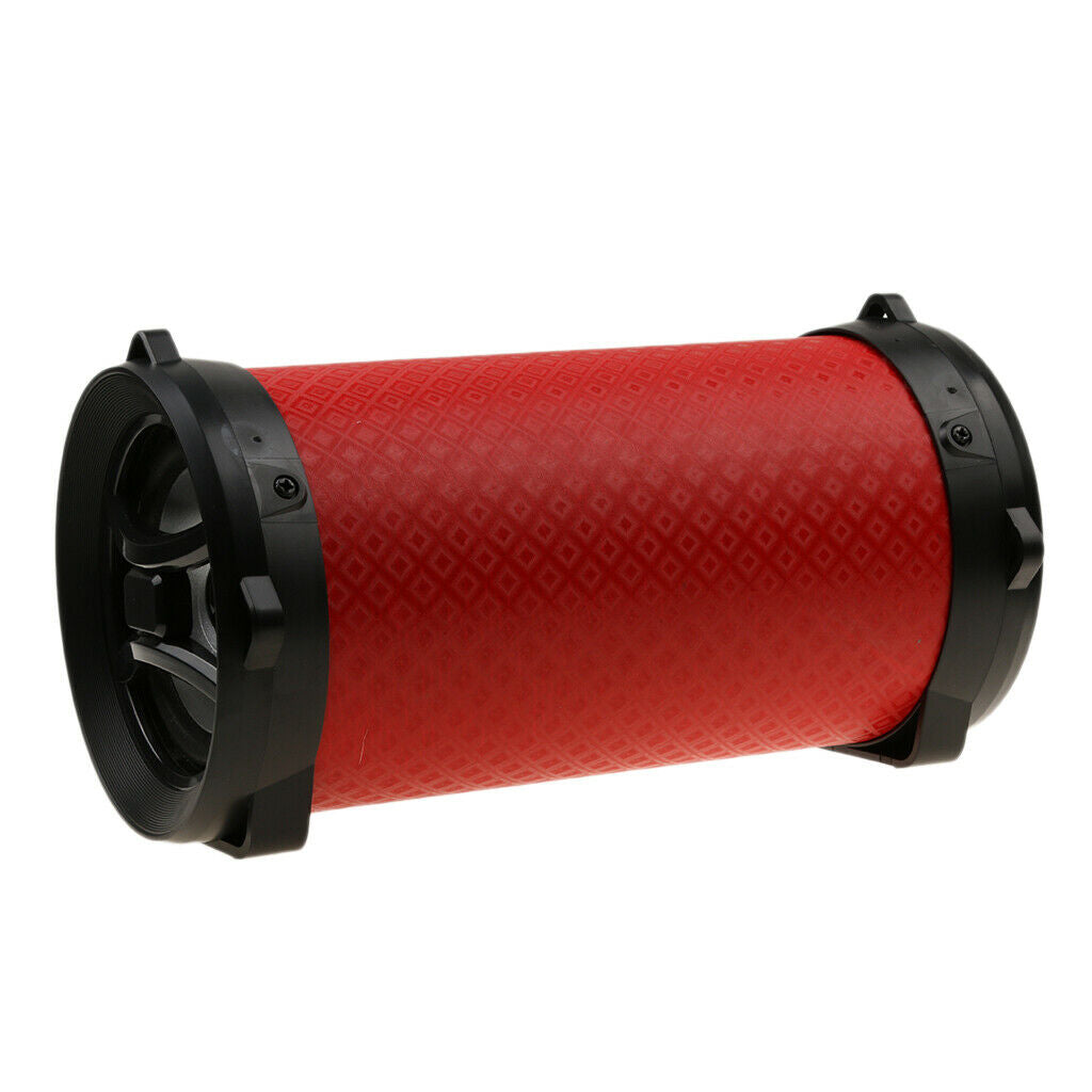 Portable HIFI Display Screen Wireless Bass Bluetooth Speaker  Red