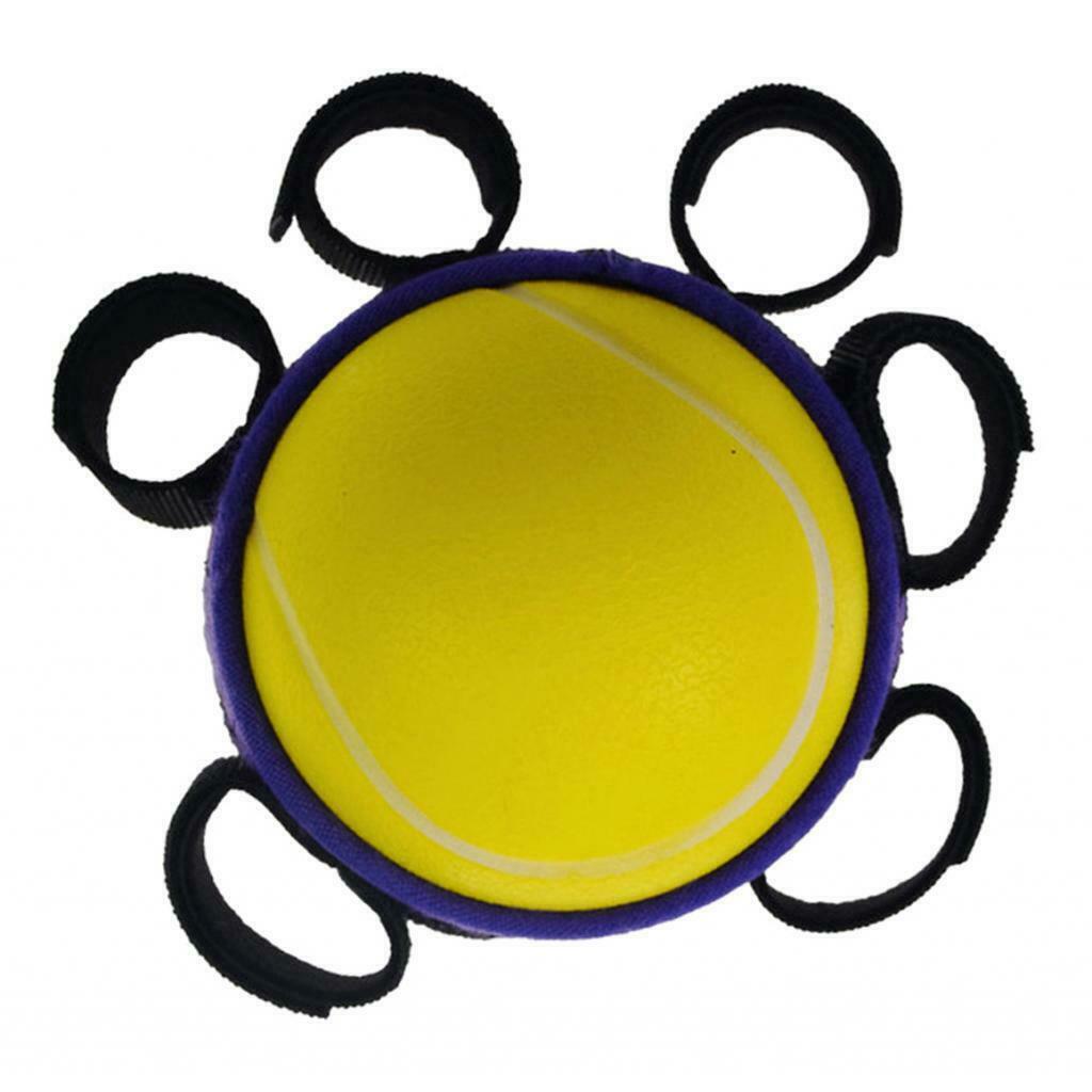 Soft 6 Holes Finger Grip Ball Stiffness Exerciser Muscle Power Strength Ball