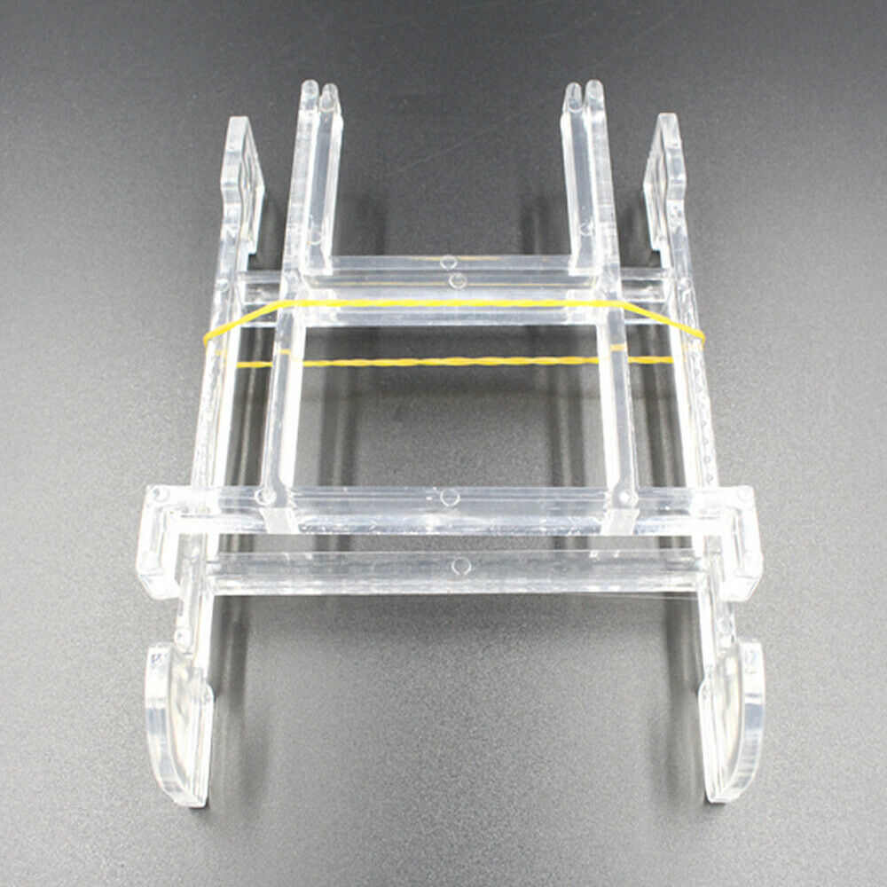 5Pcs Adjustable Display Stand Clear Plastic Easel Plate Album Frame Holder 6-7"