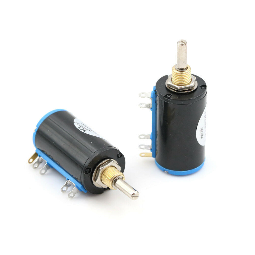2PCS WXD3-13-2W 10K Ohm Rotary Multiturn Wirewound Potentiometer NTJC.l8