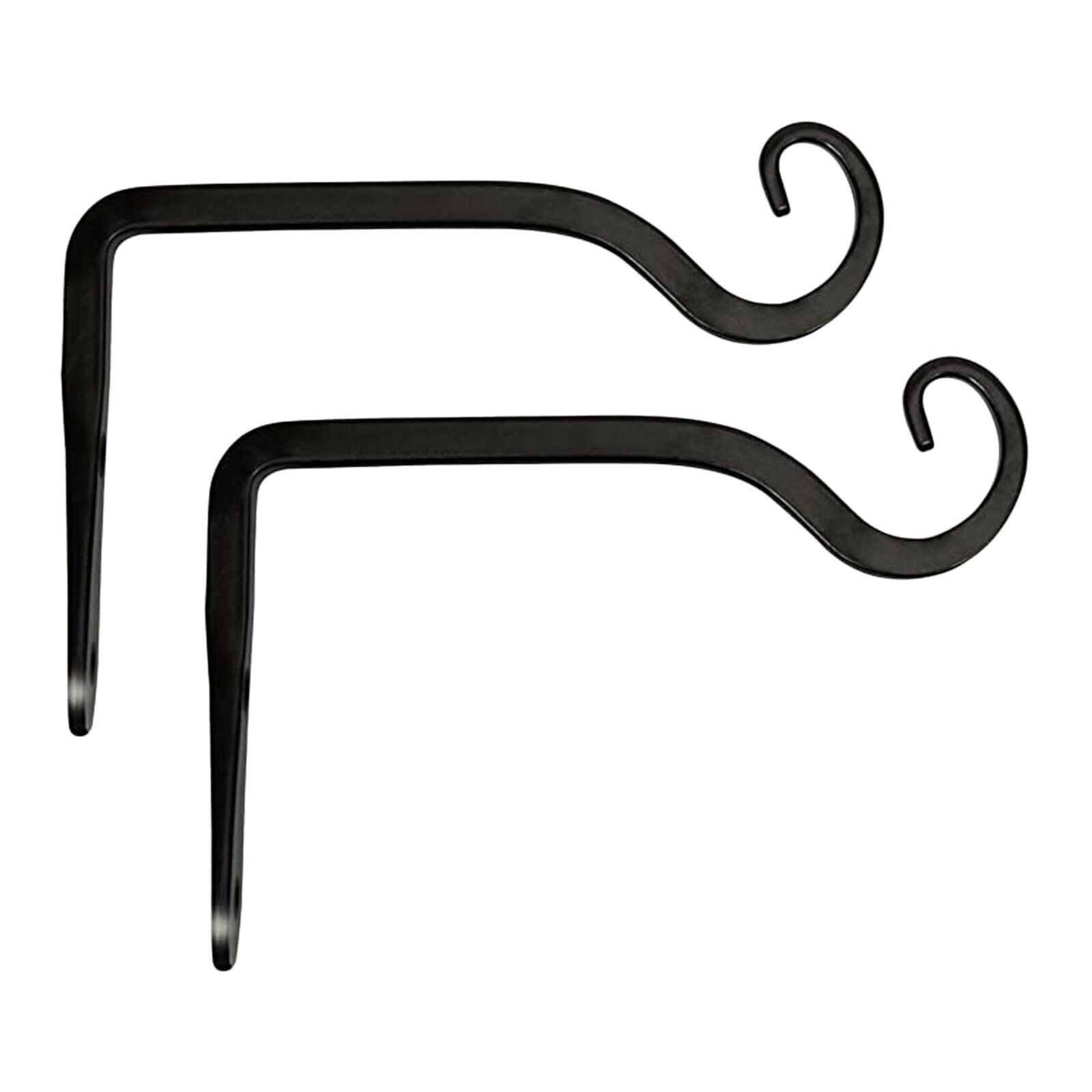 2pcs 6" Iron Hanging Bracket Plant Bird Feeder Hook Home Garden Door Decor
