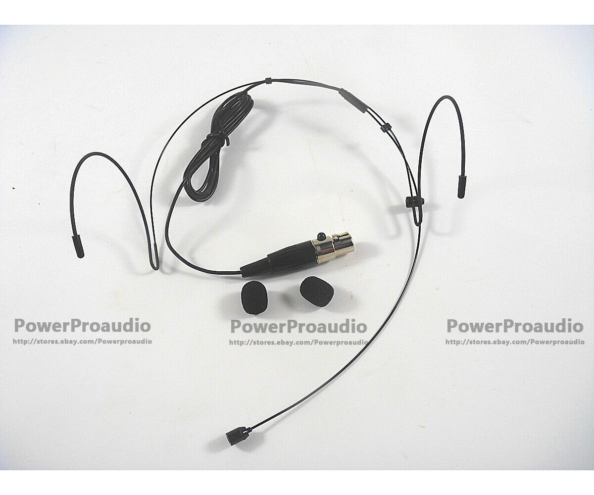 Black Headwear earhook Headset Microphone FOR Shure Wireless MIC Bodypack
