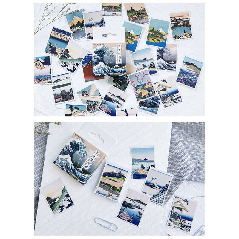 45pcs/pack Creative Japanese Prints Decorative Stationery Stickers DIY Diary TH