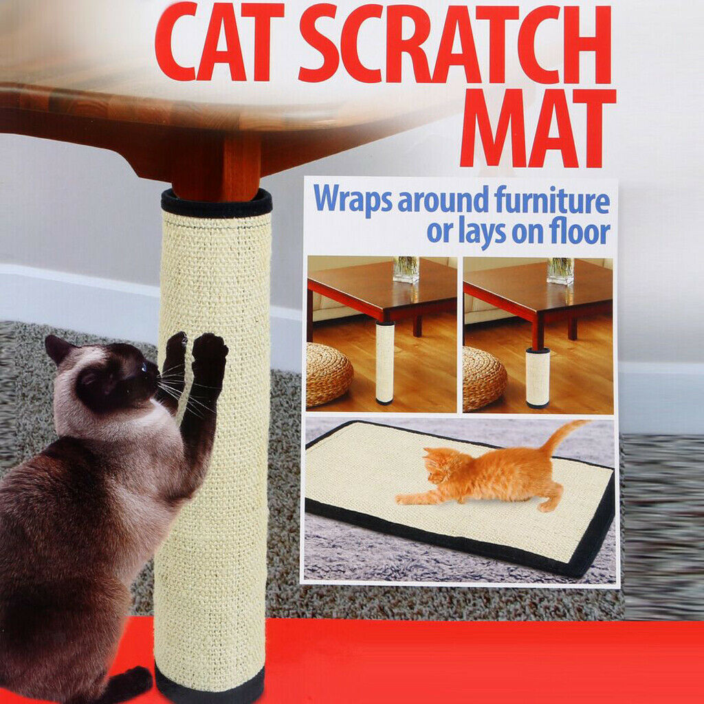 Natural Sisal Play Pad Durable Scratcher Mat for Protecting Furniture