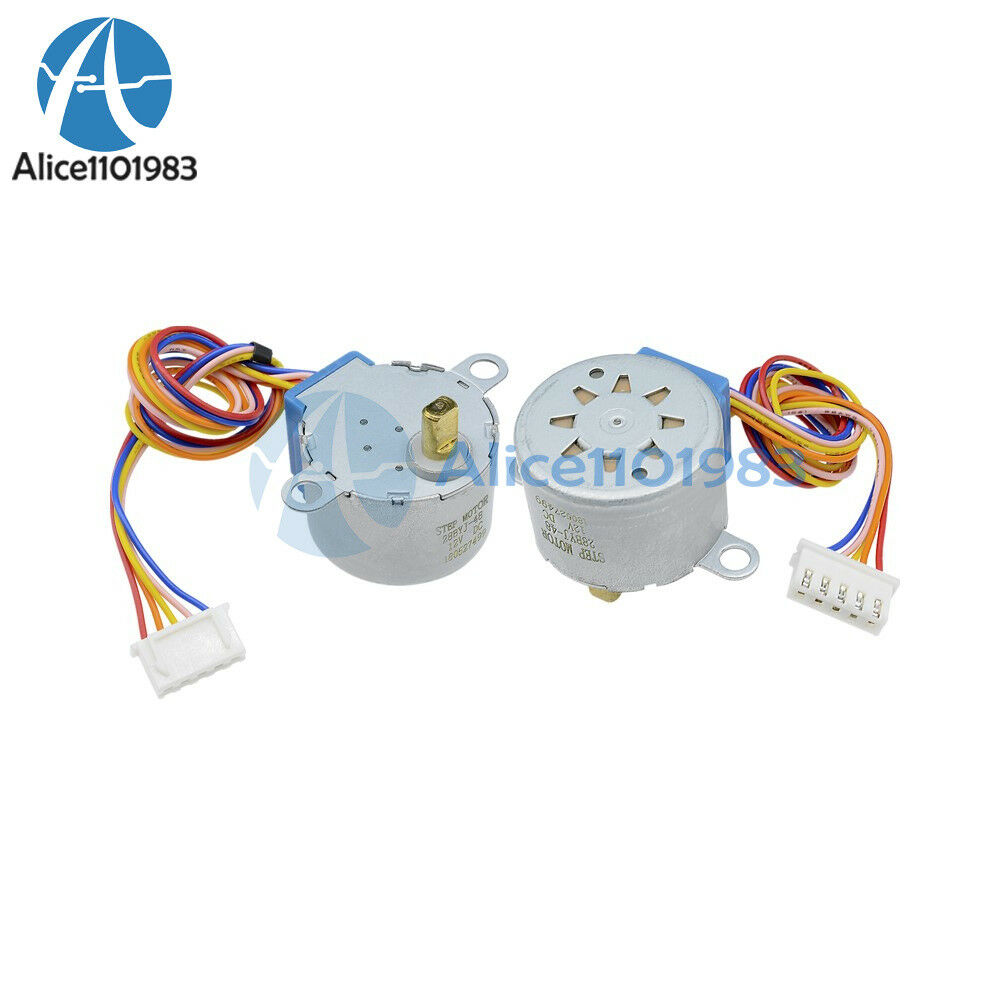 4 Phase DC12V Step Motor Reduction 28BYJ-48 Valve Gear Stepper Motor For Arduino
