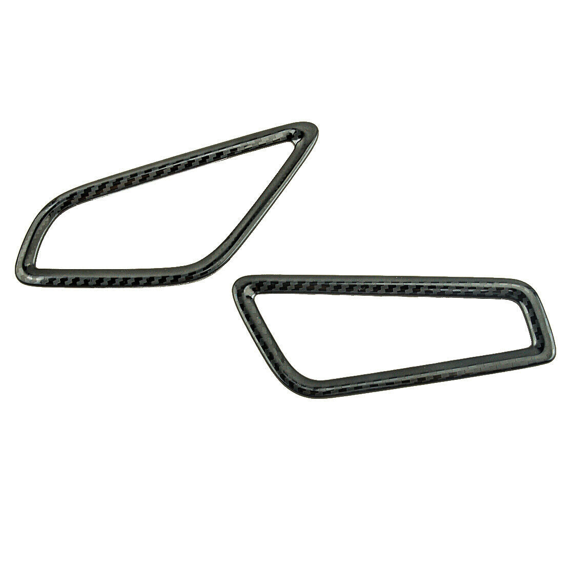 2x Carbon Fiber Style Upper Air Vent Cover Panel Fit For Hyundai Elantra 16-18