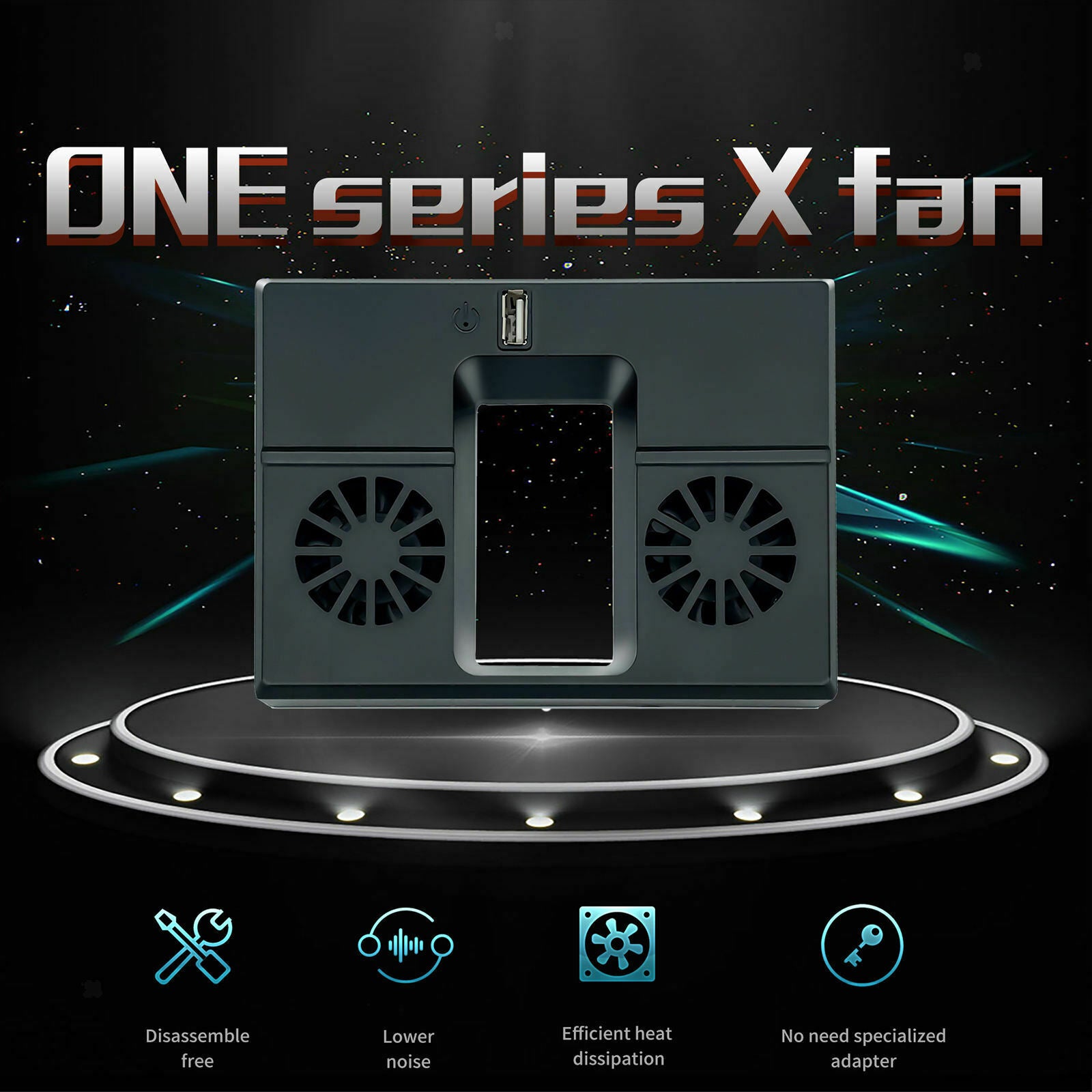 Cooling Fan Radiator External USB Vertical Stand Dock for xbox Series x for Game