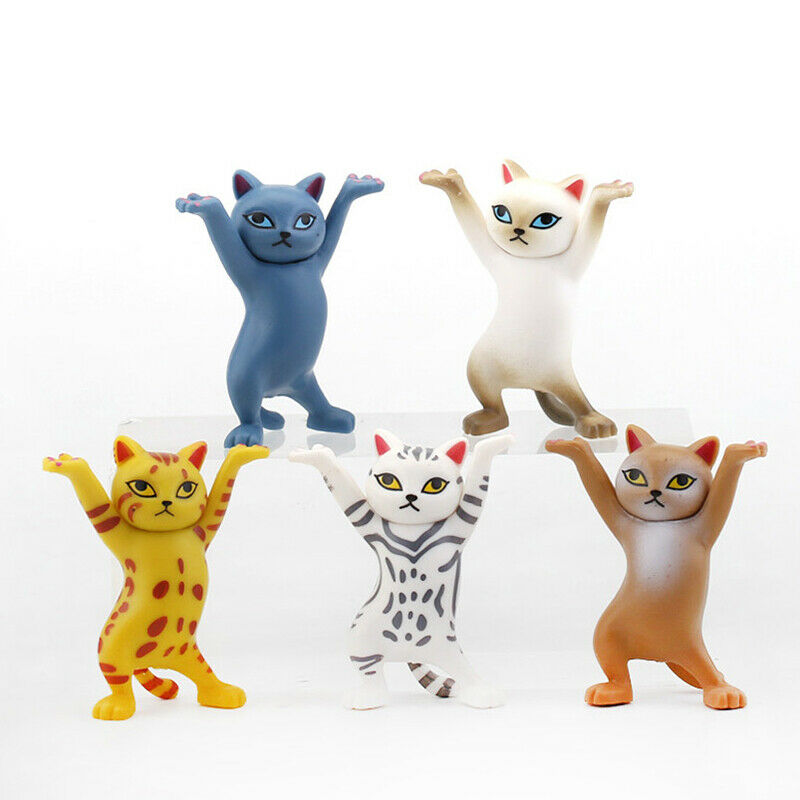 5Pcs Pen Holder Stand Pens Cat Cute Desk Funny Penholder  Stationery Orna.l8