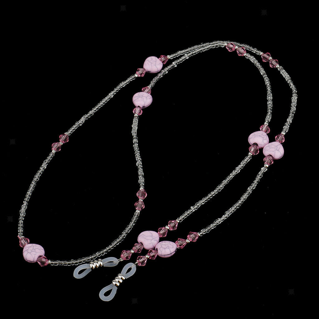 4pack Quality Beaded Glasses Chain Cord Spectacles Eyewear Lanyard Necklace