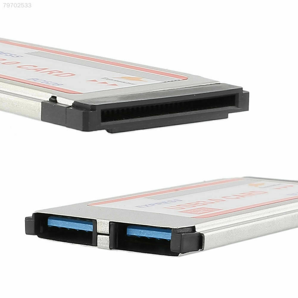 39BE Express Card ExpressCard 34mm to Dual 2 Ports 2Ports USB 3.0 card BC628 L60