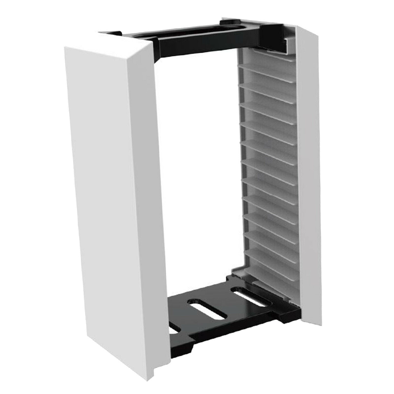 Durable 12 Games Disc Tower Box Organizer Stand Storage Holder for PS5