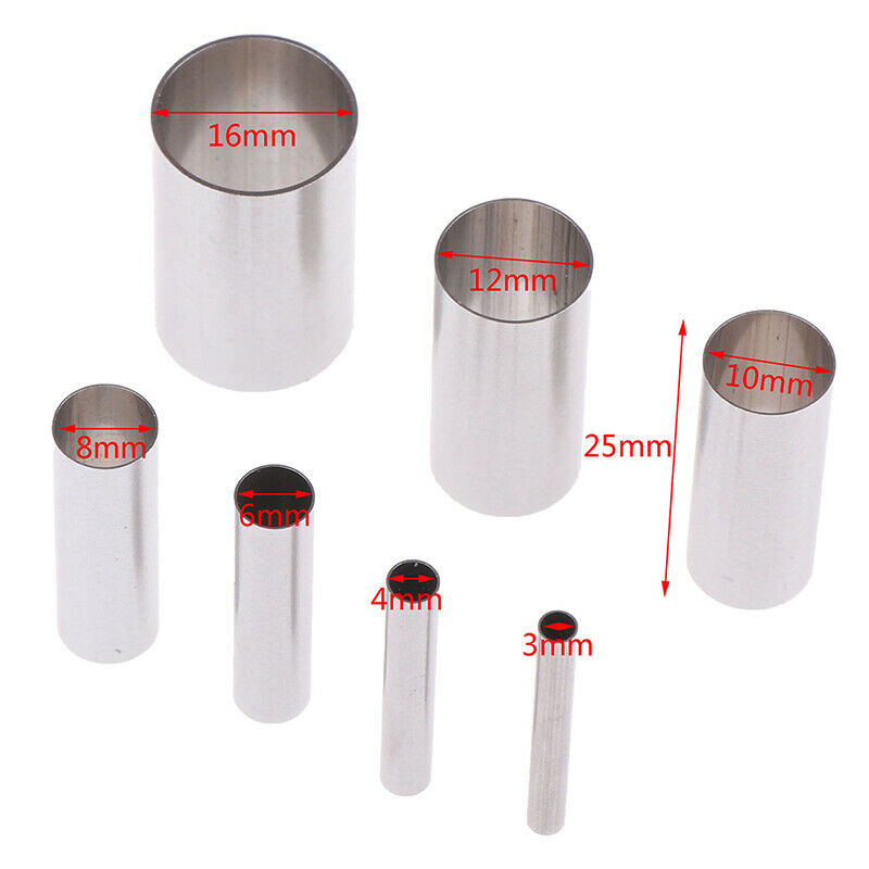 7PCS Round Clay Cutter Indentation Circle Cutters Mold Ceramics Dotting T.l8
