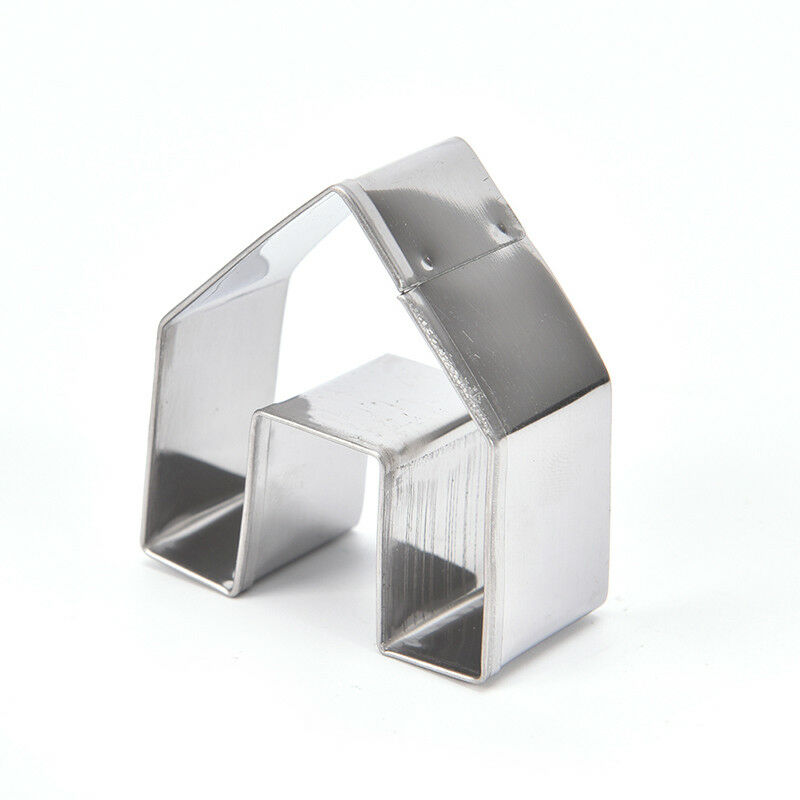 Mini Gingerbread House Cookie Cutter Set 3Pieces Stainless Steel Biscuit M.l8