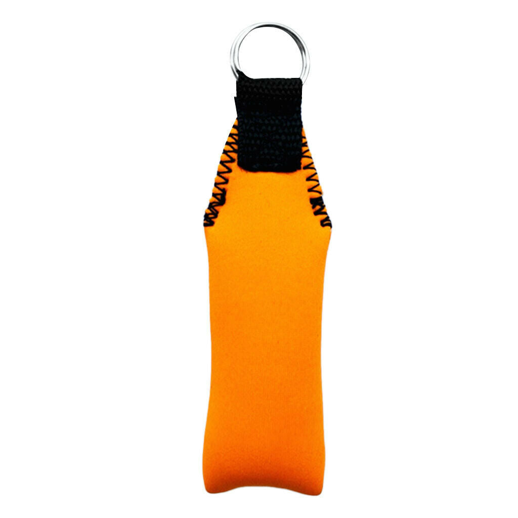 9Pcs/Set Rectangle Neoprene Floating Keyring Water Buoyant Keychain Key Holder